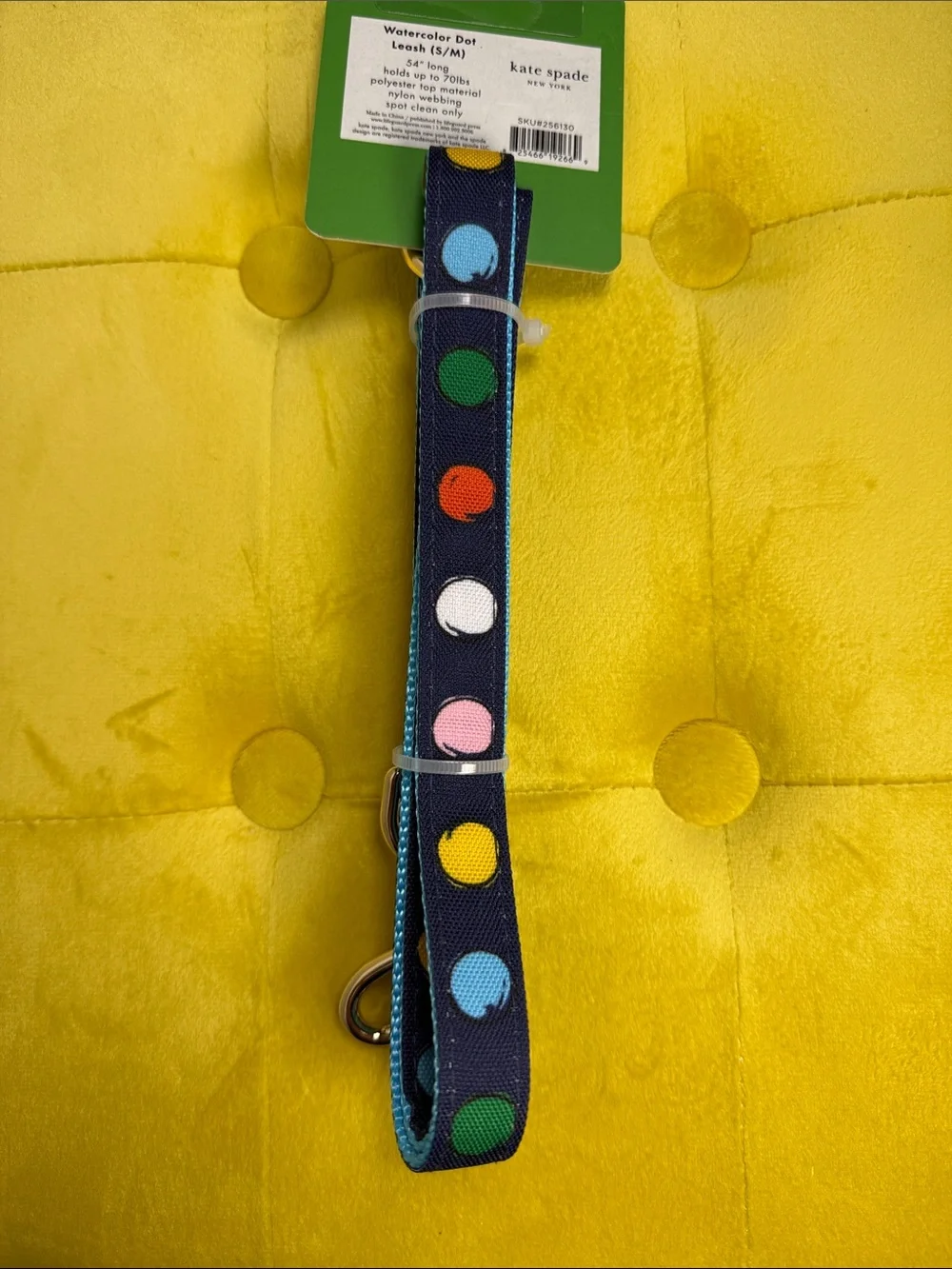 Kate Spade New York Watercolor Dot Dog Leash 54